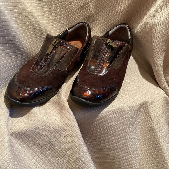 Ros Hommerson Nadia brown zipped sneakers, 9 - Picture 1 of 10